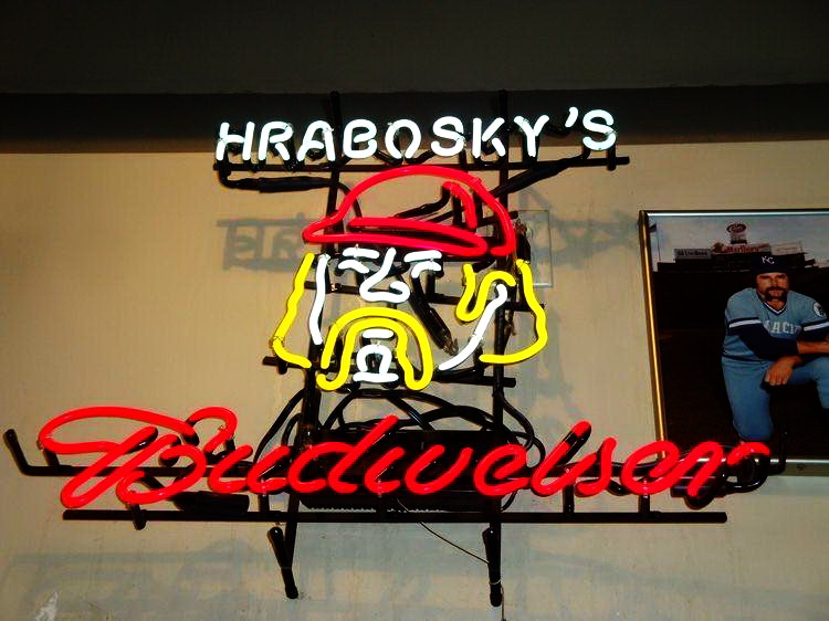 Budweiser Hraboskys Neon Sign